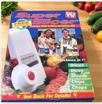 Vintage Super Slicer As Seen On Tv 5-IN-1 Telebrands W Blades Box. Fixed Price $11.69.
