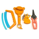 Kuhn Rikon Kitchen Tools Set Jar Opener, Peeler, Knife & Shears Orange. Fixed Price $25.76.