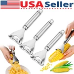 3X Stainless Steel Corn Cob Peeler Stripper Remover Kitchen Cutter Thresher Tool. Fixed Price $6.98.