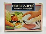 Vintage Robo-slicer W/ Meat Tenderizer Hand Operated Appliance Kitchen Tool. Fixed Price $7.00.