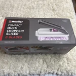 Mueller 9 Blade Vegetable Chopper Mandoline Slicer Cheese Grater White Sand/grey. Fixed Price $14.96.