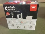 Paderno World Cuisine 6-BLADE Vegetable Slicer / Spiralizer, Counter-mounted .... Fixed Price $29.99.