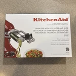 Kitchenaid KSM1APC Spiralizer Stand Mixer Attachment With 5 Blades. Fixed Price $34.99.