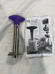 Pineapple Corer Spiral Avon 9 3/4" Stainless Steel Nib Yellow Twist Handle T2. Fixed Price $6.00.