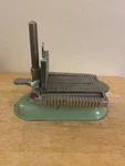 Vintage 1940 Bico Model #72 Green Emerald Cast Steel Butter & Cheese Slicer. Fixed Price $65.00.