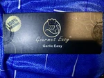 New Gourmet Easy Stainless Steel No Need Peel Fine Garlic Mincer Press Tool. Fixed Price $30.00.