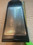 Microplane Elite Five Blade Four Sided Box Grater With Measuring Cup - Black. Fixed Price $39.80.