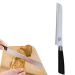 8 Inch Bread Knife Serrated Slicing Stainless Steel Carving Blade Sharp Kitchen. Fixed Price $7.83.