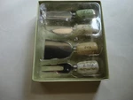 Charcuterie Board Cheese Knife Set Ceramic Handles Nibble Pick Spreader Amscan. Fixed Price $9.99.