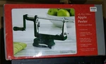 Apple Peeler With Vacuum Base Green New Open Box Recipe Instructions Included. Fixed Price $14.99.