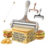 Topulors Wire Cheese 5.3"L X 4.9"W 0.6"H, Silver - Slicer. Fixed Price $12.64.