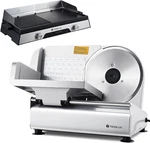 Electric Indoor Grill & Griddle 20" With Adjustable 200W Meat Slicer For Home. Fixed Price $799.50.