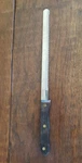 J.a. Bomshaft 14" Serrated Bread Kitchen Knife Wooden Handle Vintage. Fixed Price $7.99.