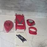La Mandoline Swing Professional Red Vegetable Slicer France Guc. Fixed Price $38.99.