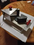 Lincoln Redco Insta Tomato Slicer 3/8 Inch Scalloped Blades. Fixed Price $250.00.