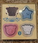 Ice Cream Sandwich Molds William Sonoma New Box Cow, Pig & Star Instruction. Fixed Price $14.25.