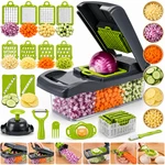 16-IN-1 Vegetable Chopper Professional Onion Dicer Food Slicer Kitchen Gadget W. Fixed Price $19.99.