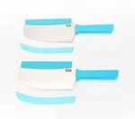 Kuhn Rikon 3-IN-1 Chop & Scoop Knives K88429 Aqua Blue. Fixed Price $16.96.