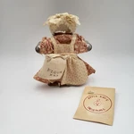 Vintage 1991 Cookie Cutter Primitive Style Rag Doll Dress W/ Flour Bag. Fixed Price $19.76.