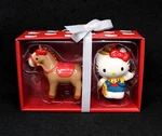 Sanrio Cowgirl Hello Kitty & Horse Collectible Ceramic Salt Pepper Shakers New. Fixed Price $32.99.