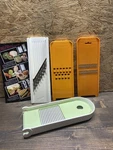 1 Progressive Veggie Fruit CHOPPER/3 Borner Slicers Set Of 4 W. Germany Vintag. Fixed Price $19.99.