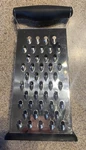 Cuisinart Stainless Steel Box Grater, Coarse Fine Medium Slicing Blades. Fixed Price $10.00.