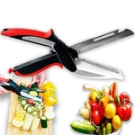 6 1 Clever Cutter With Built-in Cutting Board, Food Vegetables Fruits Chopper. Fixed Price $13.99.