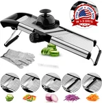 Mandolina Cocina De Acero Inoxidable Cortador Verduras Juliana Ajuste Grosor. Fixed Price $94.99.