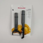 2 Set Euro Peeler & Dark Gray KQ355OHCGA. Fixed Price $31.80.