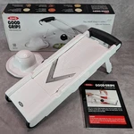 Oxo Good Grips V-blade Mandoline Slicer 1155700 White Adjustable Julienne. Fixed Price $34.99.