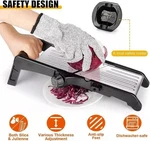 7-IN-1 Adjustable Stainless Steel Mandoline Vegetable Food Slicer For Kitchen. Fixed Price $21.96.