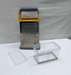 Good Cooks Stainless Box Grater Manual Vegetable Shredder Cheese Slicer Catcher. Fixed Price $19.98.