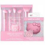 Wet Wild Hello Kitty 50TH Anniversary Makeup Brush Set+sponge. Fixed Price $16.99.
