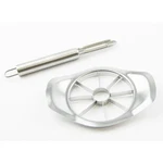 Gold Coast Stainless Steel Fruit And Vegetable Peeler & Apple Cutter Set. Fixed Price $9.99.