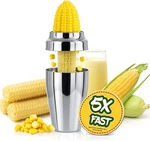 Yyp Corn Cutter Peeler, Cob Stripper With Cup No Splatters Silver. Fixed Price $29.99.