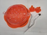 Suretivian MKQ2023-1 Large Ergonomic Chicken Shredder Set Orange. Fixed Price $14.63.