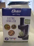 New Black Oster Easy-to-use Electric Spiralizer Spaghetti & Noodles. Fixed Price $29.99.