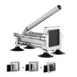 French Fry Cutter Stainless Steel Potato Vegetable Slicer Chopper 3 Blades. Fixed Price $66.09.
