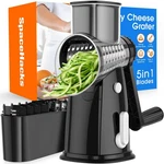 Rotary Cheese Grater Hand Crank With 5 Interchangeable Blades, Vege... Fast Ship. Fixed Price $32.99.
