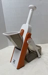 Zakarian Safe Upright Mandoline Slicer Chop Dice Julienne Orange Kitchen. Fixed Price $24.99.