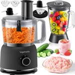 Food Processor And Blender Combo, 88 Oz Chopper For Meat, Vegetable Dou. Fixed Price $101.99.