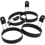 Cotey Large 3.5 Nonstick Egg Rings Set Of 4 Round Crumpet Mold Shaper. Fixed Price $18.89.