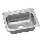 Mainline 25X22X6 Stainless Steel Hole Self-rimming Kitchen Sink MLK25223. Fixed Price $100.00.