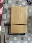 Prodyne Gourmet Cheese Slicer - Honey Oak #105H Stainless Steel Cutting Wire. Fixed Price $10.00.