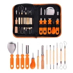 Professional Fruit Carving Kit Vegetable Food Ceramic & Pottery Tools Wo.... Fixed Price $29.51.