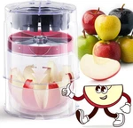 Newness Stainless Steel Apple Slicer Extra Large Cutter With Transparent Bowl. Fixed Price $26.98.