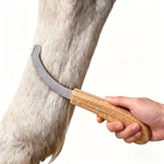 Bot Egg Knife For Horses, Stainless Steel Blade With Wooden Handle Equine. Fixed Price $17.01.