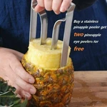 Stainless Steel Pineapple Corer Cutter Slicer Wedger Dicer Easy Kitchen Tool. Fixed Price $14.99.