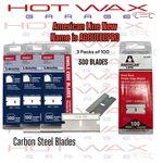 Single Edge Razor Blades .009 Steel Back American Line Carbon 300. Fixed Price $38.99.