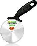 4-INCH Pizza Cutter Wheel Sharp Stainless Steel Slicer With Built-in Finger Gu. Fixed Price $23.99.